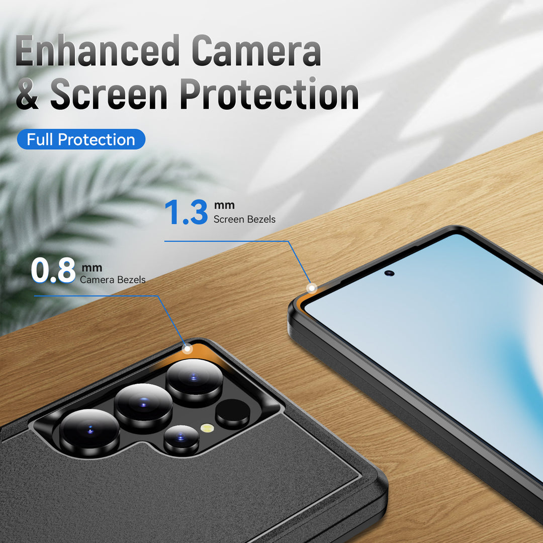 Heavy Duty Strong Armor Hybrid Trailblazer Case Cover, Shockproof Defender, Full Protection for Samsung Galaxy S25 Ultra 5G