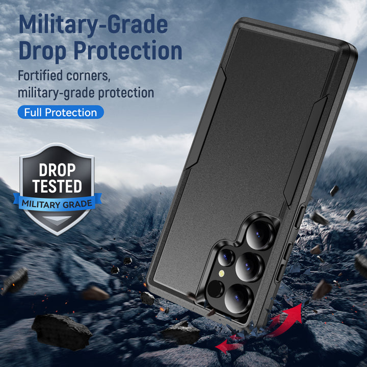 Heavy Duty Strong Armor Hybrid Trailblazer Case Cover, Shockproof Defender, Full Protection for Samsung Galaxy S25 Ultra 5G