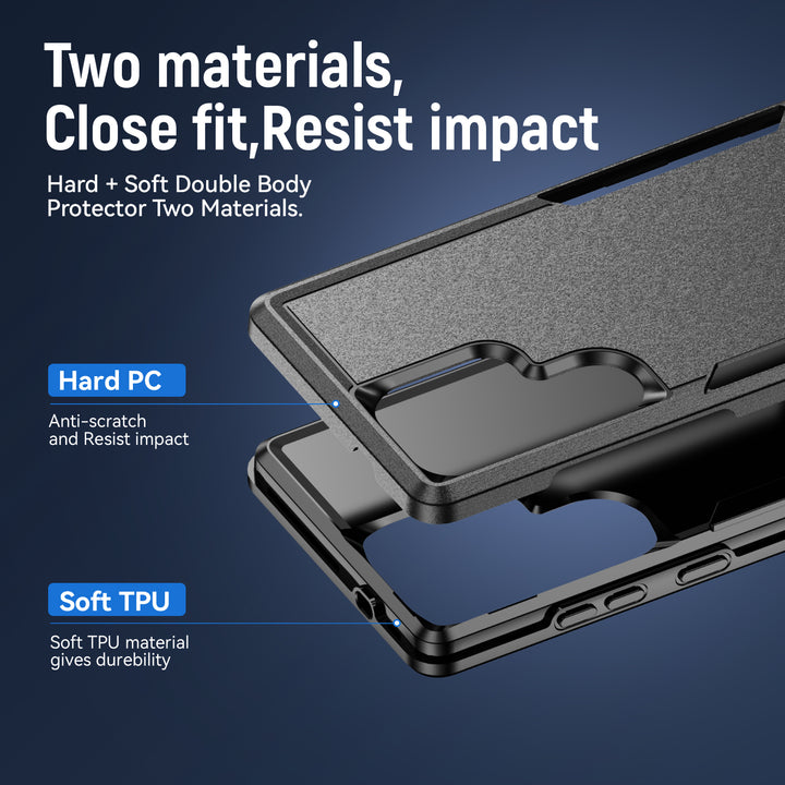 Heavy Duty Strong Armor Hybrid Trailblazer Case Cover, Shockproof Defender, Full Protection for Samsung Galaxy S25 Ultra 5G