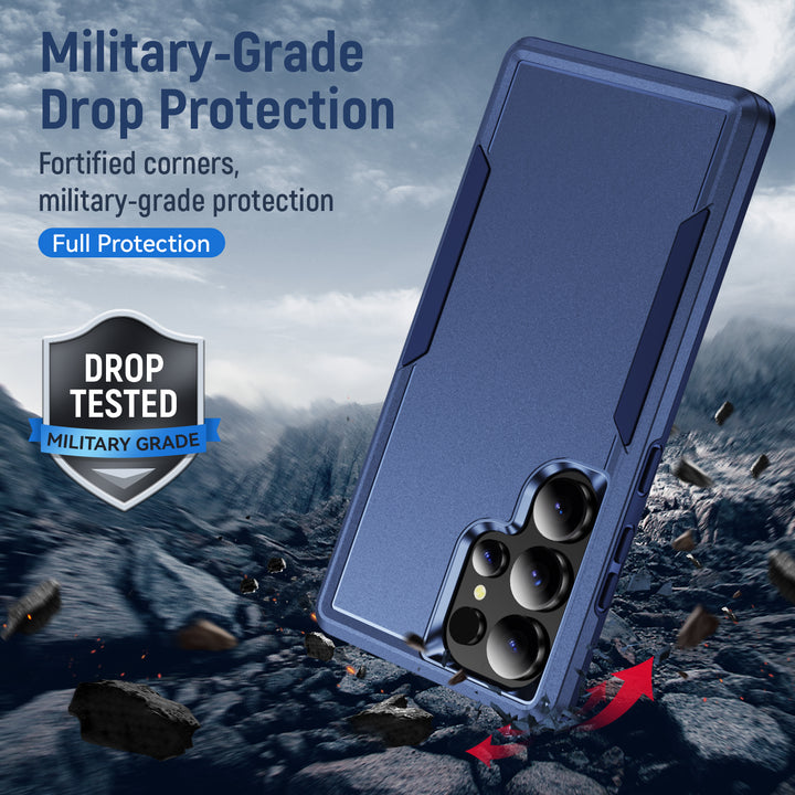 Heavy Duty Strong Armor Hybrid Trailblazer Case Cover, Shockproof Defender, Full Protection for Samsung Galaxy S25 Ultra 5G