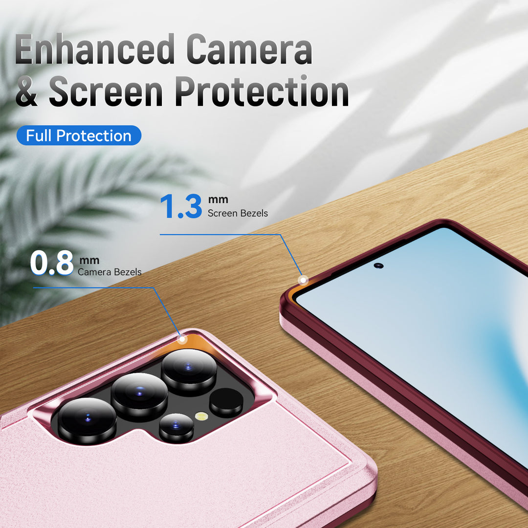 Heavy Duty Strong Armor Hybrid Trailblazer Case Cover, Shockproof Defender, Full Protection for Samsung Galaxy S25 Ultra 5G