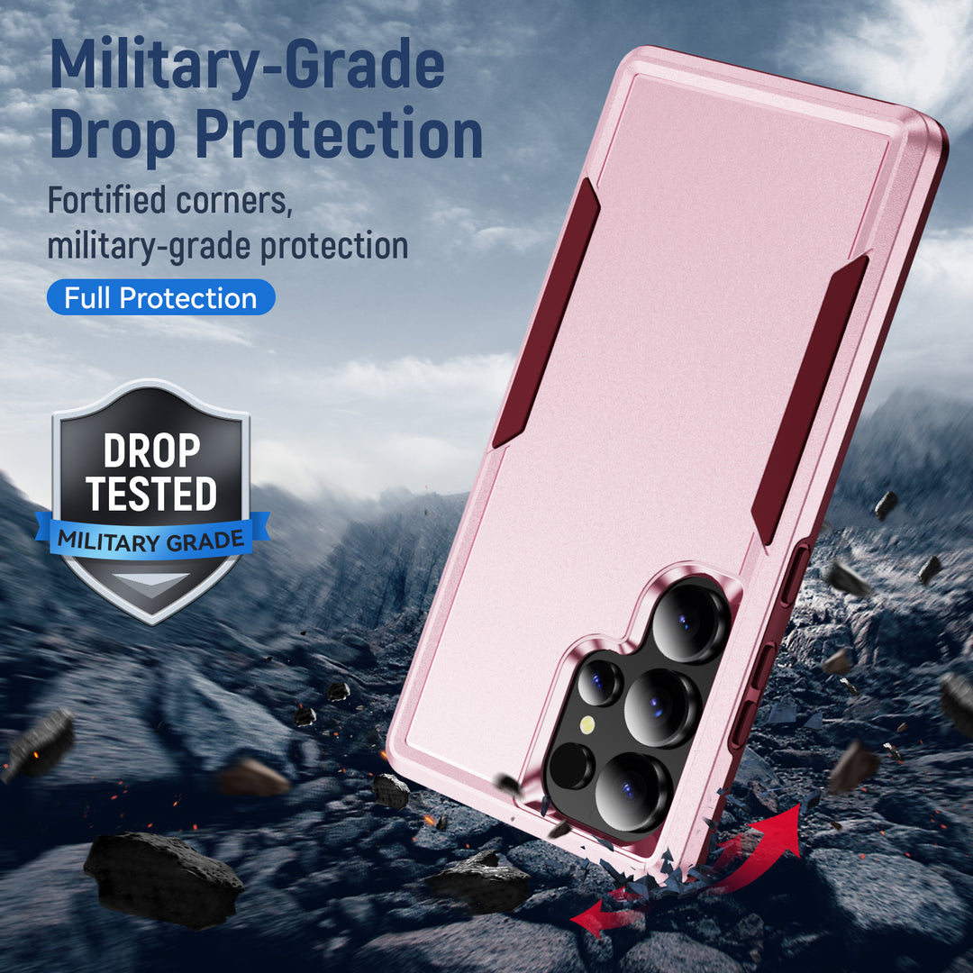 Heavy Duty Strong Armor Hybrid Trailblazer Case Cover, Shockproof Defender, Full Protection for Samsung Galaxy S25 Ultra 5G