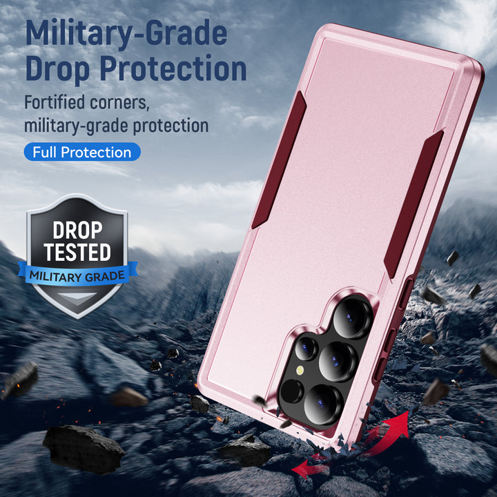 Heavy Duty Strong Armor Hybrid Trailblazer Case Cover, Shockproof Defender, Full Protection for Samsung Galaxy S25 Ultra 5G