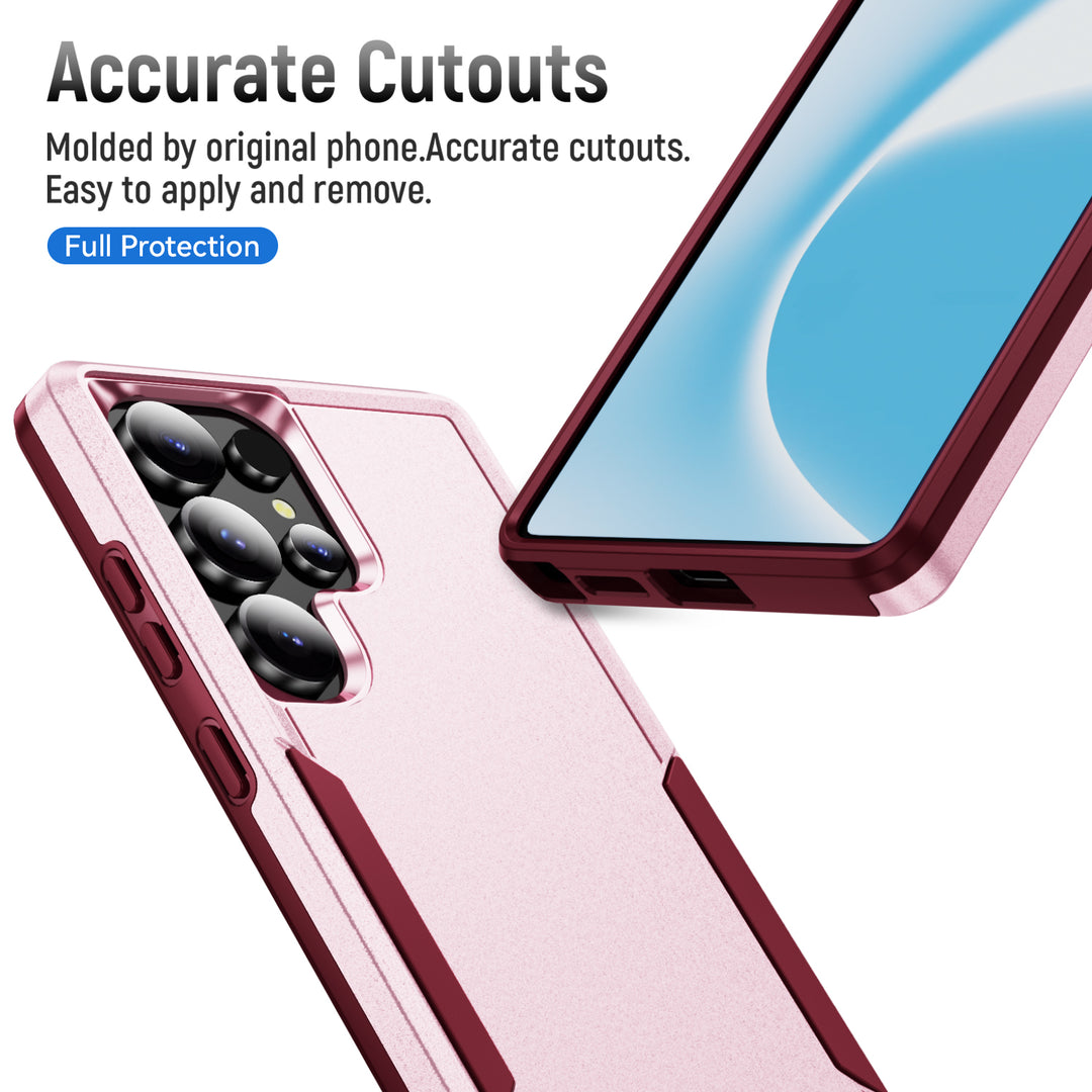 Heavy Duty Strong Armor Hybrid Trailblazer Case Cover, Shockproof Defender, Full Protection for Samsung Galaxy S25 Ultra 5G