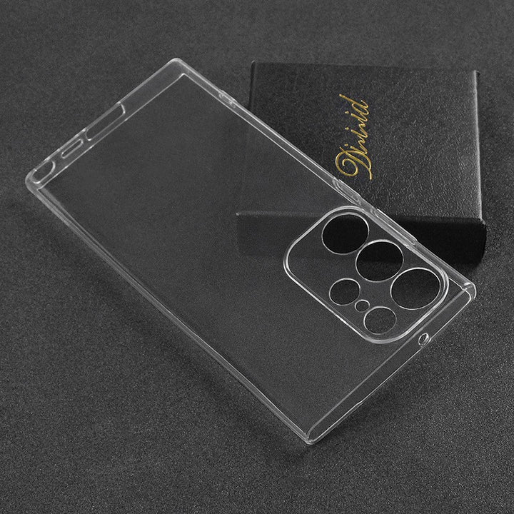 Transparent Slim Shockproof Bumper Protection Cover Case, Ultra-Thin TPU, Wireless Charging, for Samsung Galaxy S25 Ultra 5G