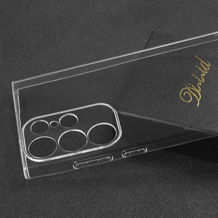 Transparent Slim Shockproof Bumper Protection Cover Case, Ultra-Thin TPU, Wireless Charging, for Samsung Galaxy S25 Ultra 5G