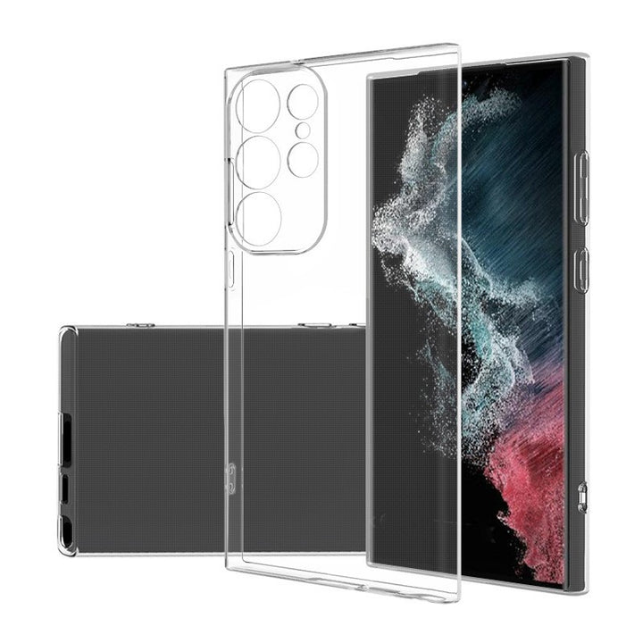 Transparent Slim Shockproof Bumper Protection Cover Case, Ultra-Thin TPU, Wireless Charging, for Samsung Galaxy S25 Ultra 5G