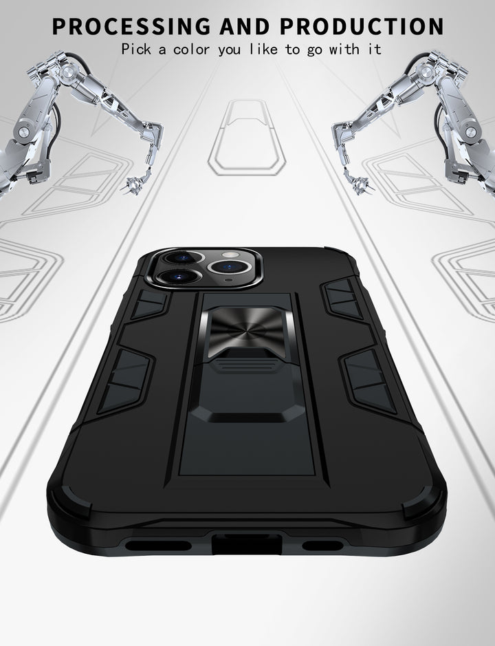 Military Grade Armor Protection Case with Stand and Magnetic Feature for Apple iPhone 13 Pro Max (6.7)