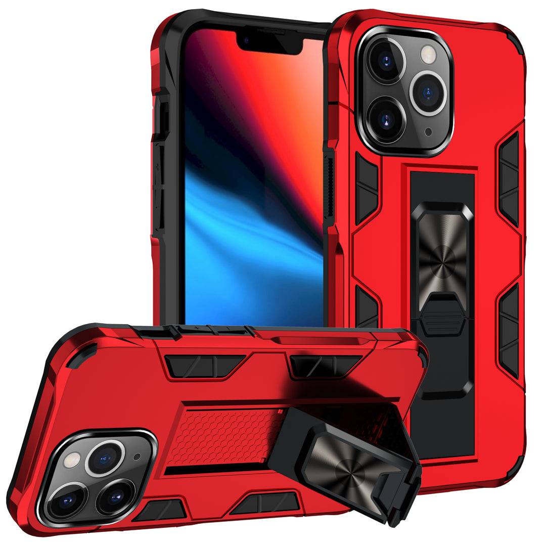 Military Grade Armor Protection Case with Stand and Magnetic Feature for Apple iPhone 13 Pro Max (6.7)