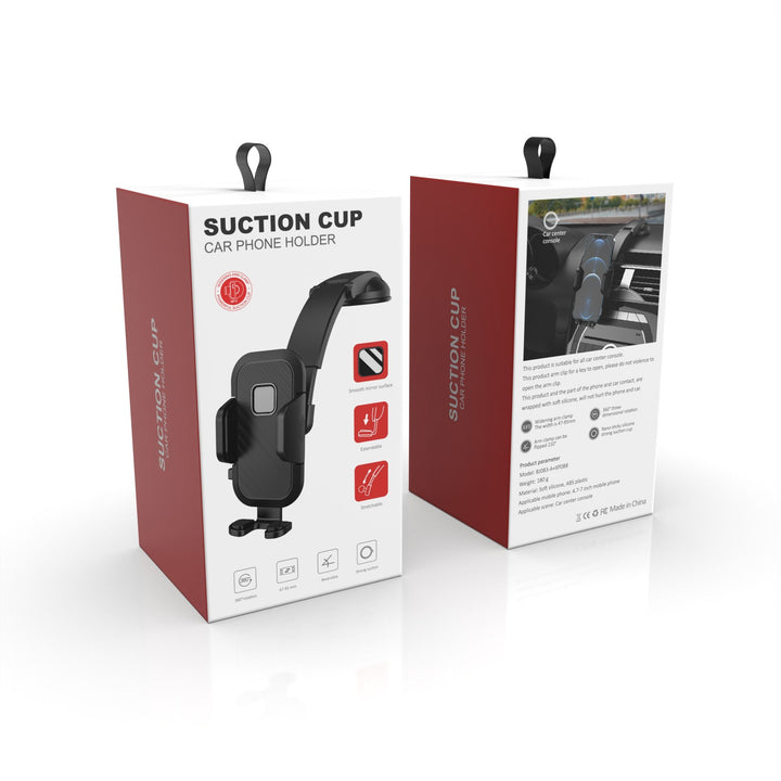 Dashboard Suction Cup Sticky Car Phone Holder Mount, Hands Free Universal Smartphone Stand, Smart Clamp, 360° Rotation