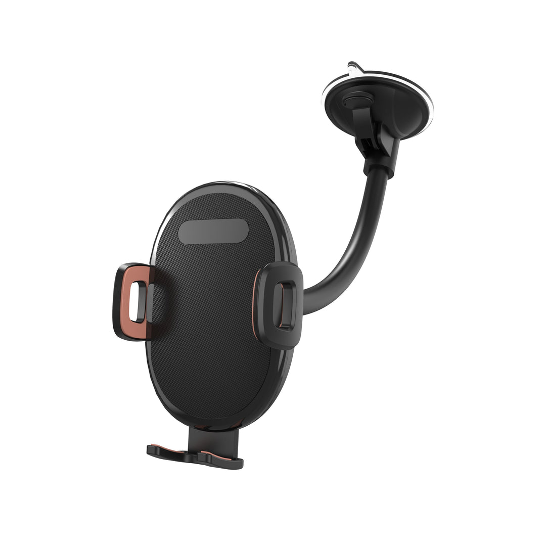 Car Windshield Dashboard Long Flexible Suction Cup Arm Cell Phone Holder Mount, 360° Rotation, Shockproof
