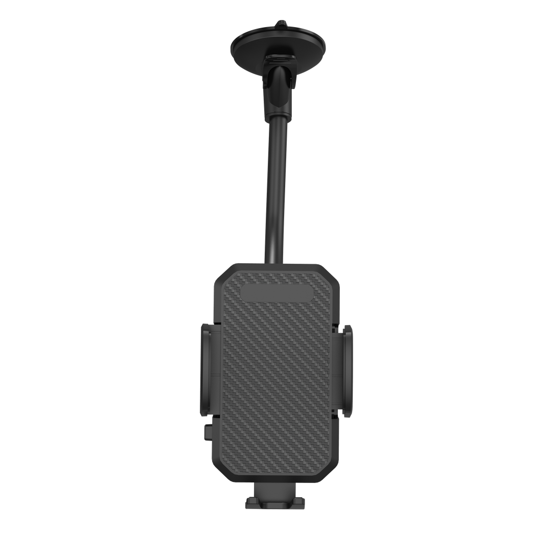 Gooseneck Long Arm Car Windshield Dashboard Phone Mount Holder with Suction Cup & 360° Rotation