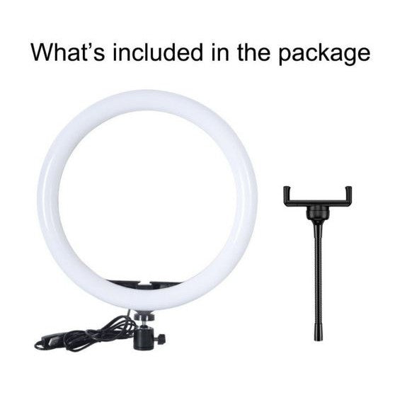 RGB Light 10 Inch Selfie Ring Light with 76 Inch Tripod & 3 Phone Holders for Live Stream, Makeup & More