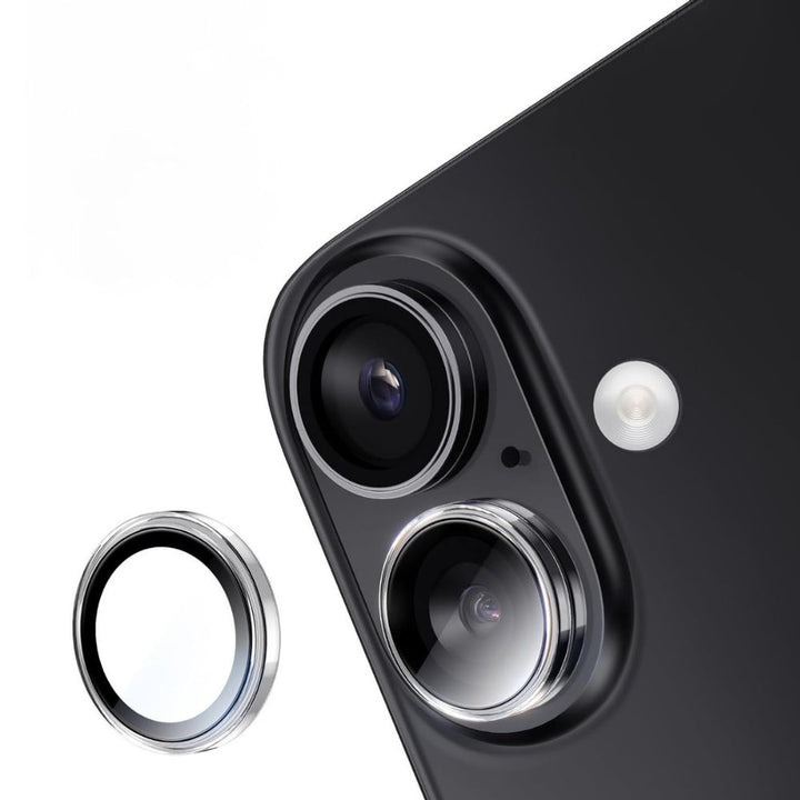 Premium Guard Titanium Alloy HD Tempered Glass Camera Lens Protector – Ultra Clear, Full Protection, Durable for Apple iPhone 16, iPhone 16 Plus