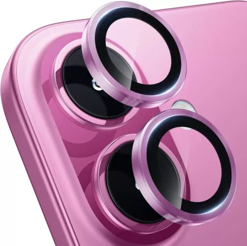 Premium Guard Titanium Alloy HD Tempered Glass Camera Lens Protector – Ultra Clear, Full Protection, Durable for Apple iPhone 16, iPhone 16 Plus