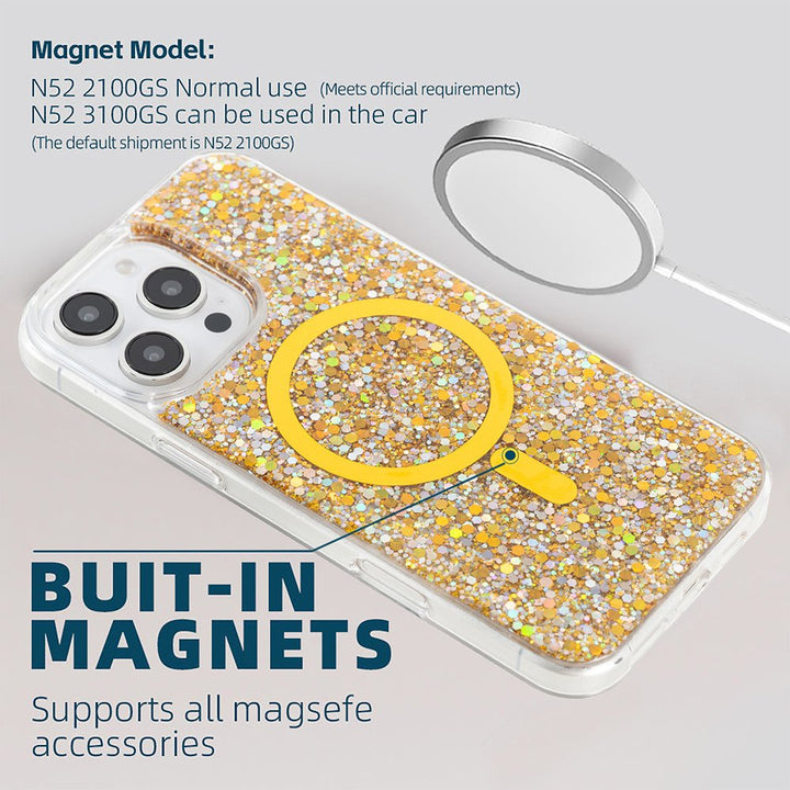 Glitter Sparkle MagSafe Case for iPhone 16 Pro Max
