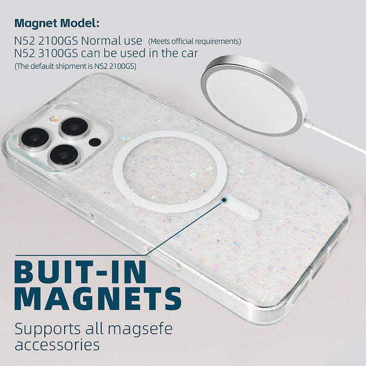 Glitter Sparkle MagSafe Case for iPhone 16 Pro Max