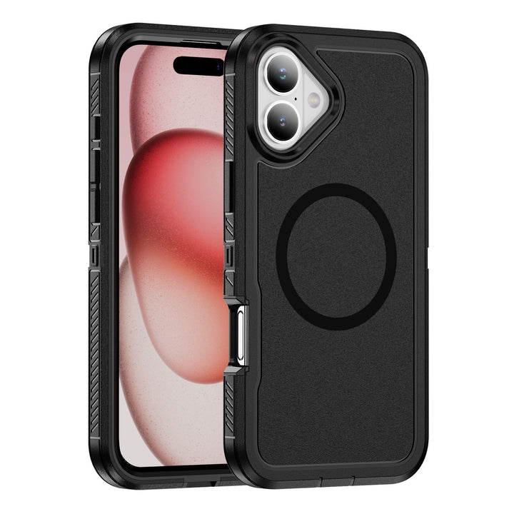 Heavy Duty Rugged Guardian Defender Armor Magsafe Protection Case with Shockproof Hybrid Design for Apple iPhone 16