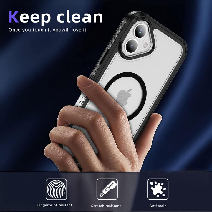 Heavy Duty Rugged Guardian Defender Armor Magsafe Protection Case with Shockproof Hybrid Design for Apple iPhone 16