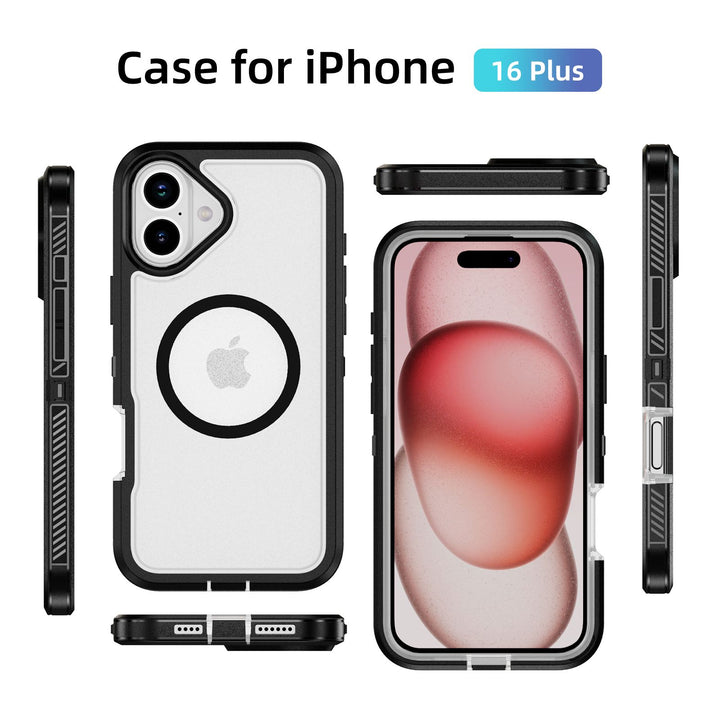 Heavy Duty Rugged Guardian Armor MagSafe Case - Shockproof, Liquid Silicone Protection for Apple iPhone 16 Plus