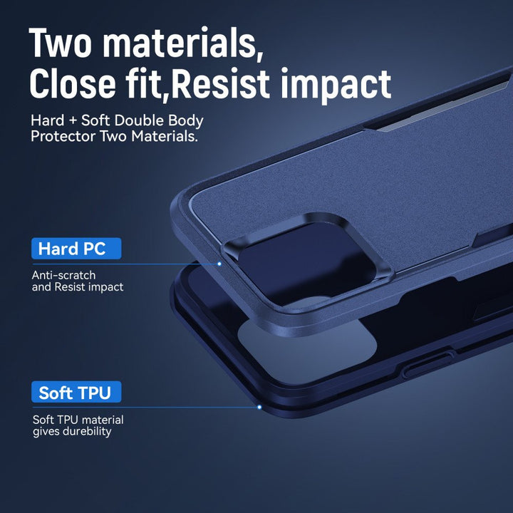 Heavy Duty Strong Armor Hybrid Trailblazer Case Cover for Apple iPhone 16 Pro Max