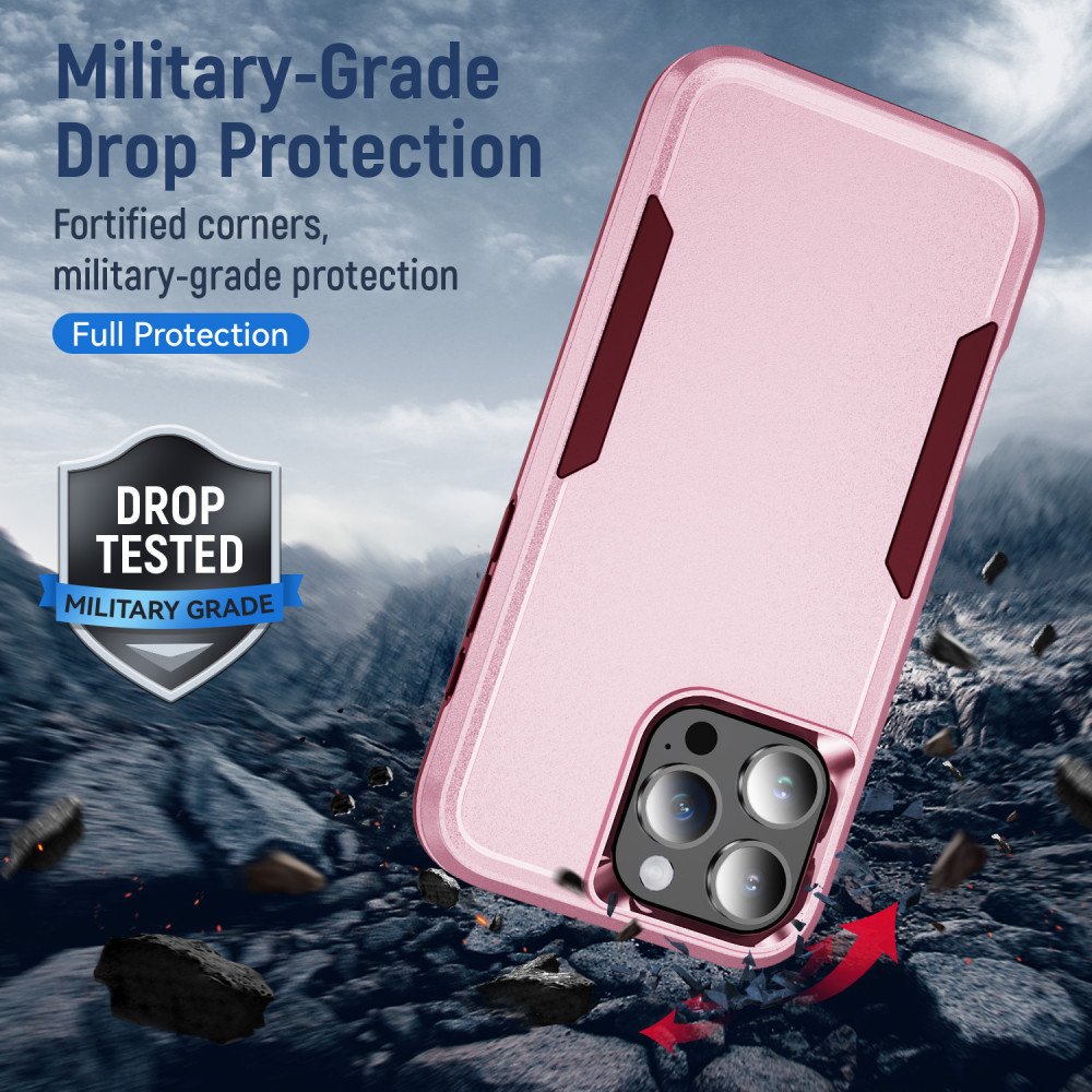 Heavy Duty Strong Armor Hybrid Trailblazer Case Cover for Apple iPhone 16 Pro Max