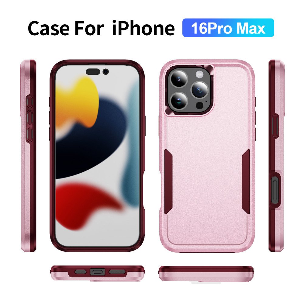 Heavy Duty Strong Armor Hybrid Trailblazer Case Cover for Apple iPhone 16 Pro Max