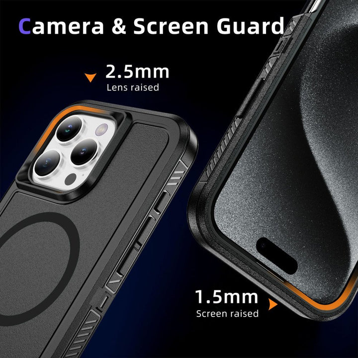 Heavy Duty Rugged Guardian Defender Armor Protection Magsafe Case for Apple iPhone 16 Pro Max