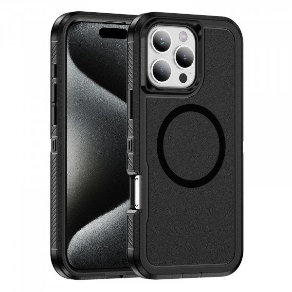 Heavy Duty Rugged Guardian Defender Armor Protection Magsafe Case for Apple iPhone 16 Pro