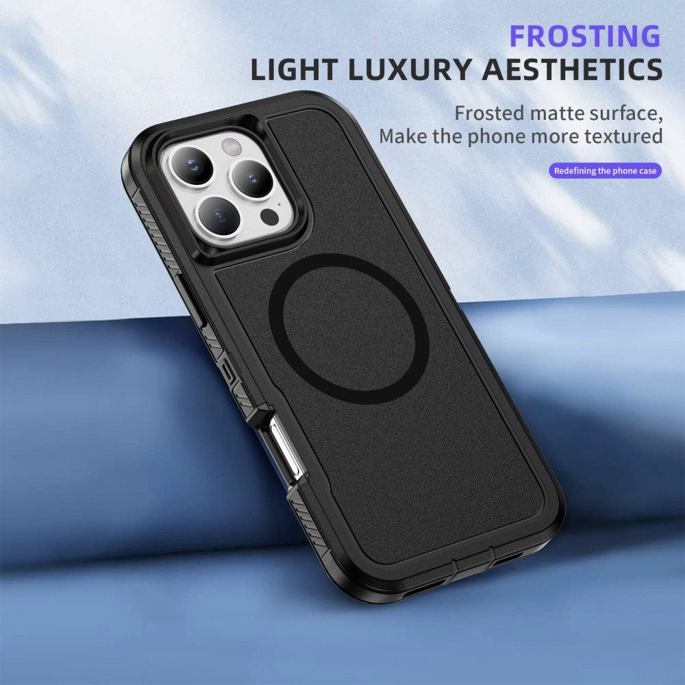 Heavy Duty Rugged Guardian Defender Armor Protection Magsafe Case for Apple iPhone 16 Pro