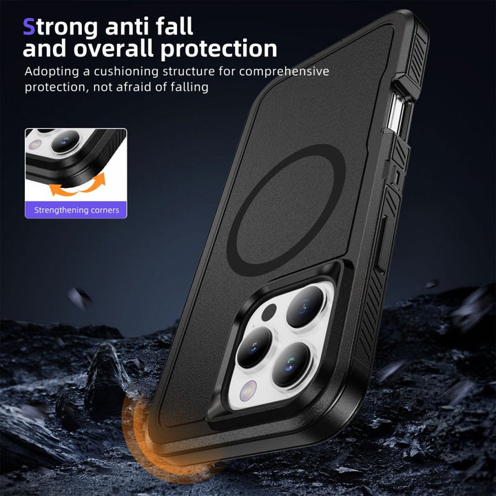 Heavy Duty Rugged Guardian Defender Armor Protection Magsafe Case for Apple iPhone 16 Pro