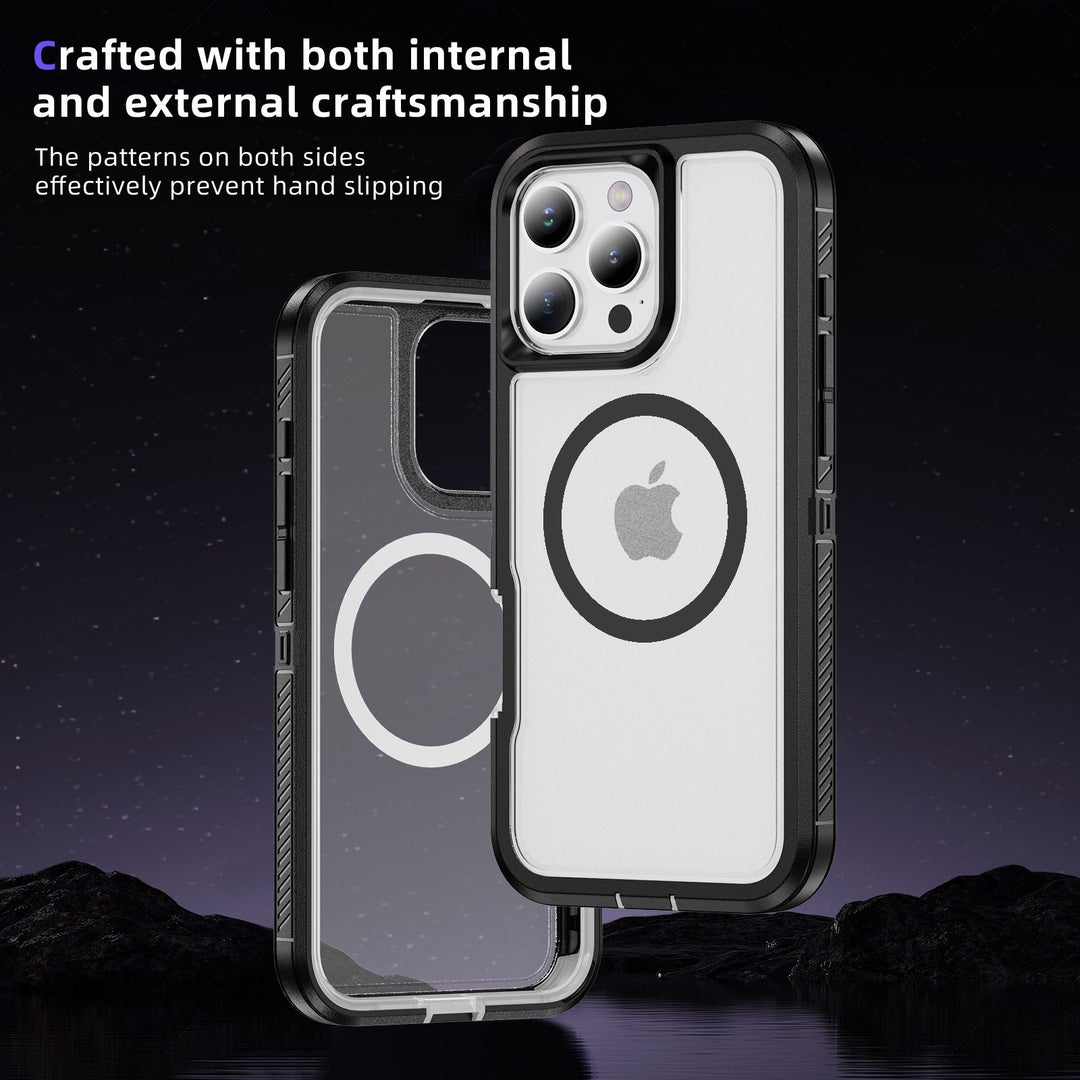 Heavy Duty Rugged Guardian Defender Armor MagSafe Case | Shockproof Protection for Apple iPhone 16 Pro