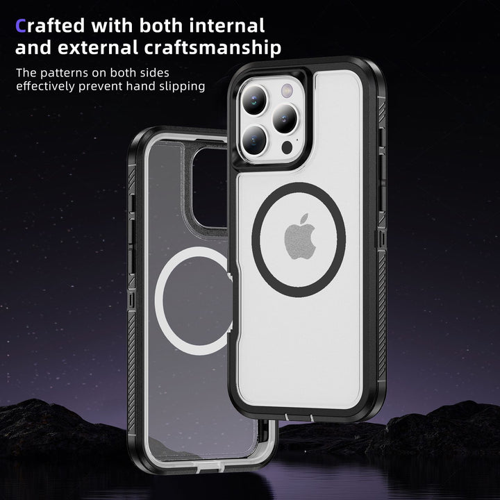 Heavy Duty Rugged Guardian Defender Armor MagSafe Case | Shockproof Protection for Apple iPhone 16 Pro