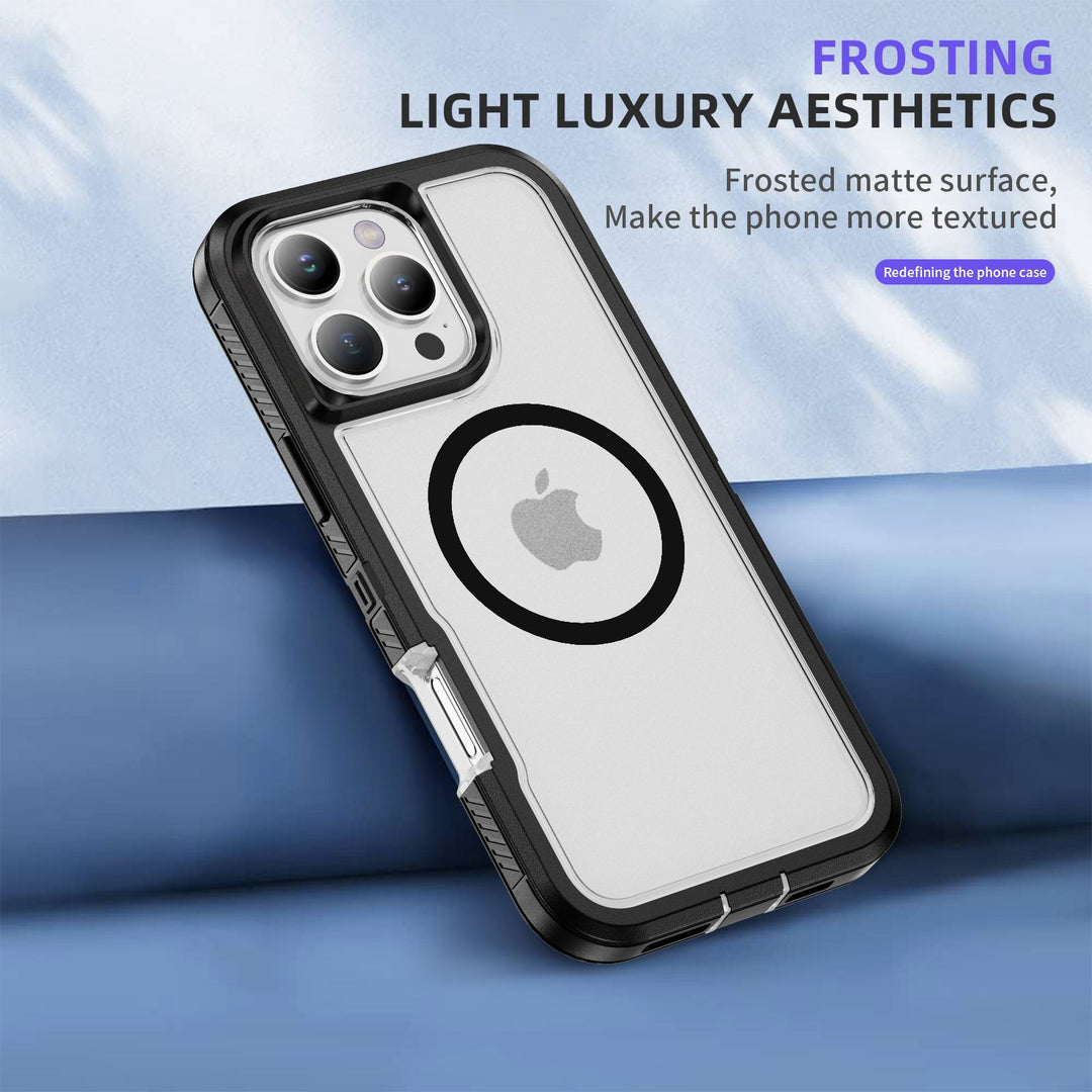 Heavy Duty Rugged Guardian Defender Armor MagSafe Case | Shockproof Protection for Apple iPhone 16 Pro