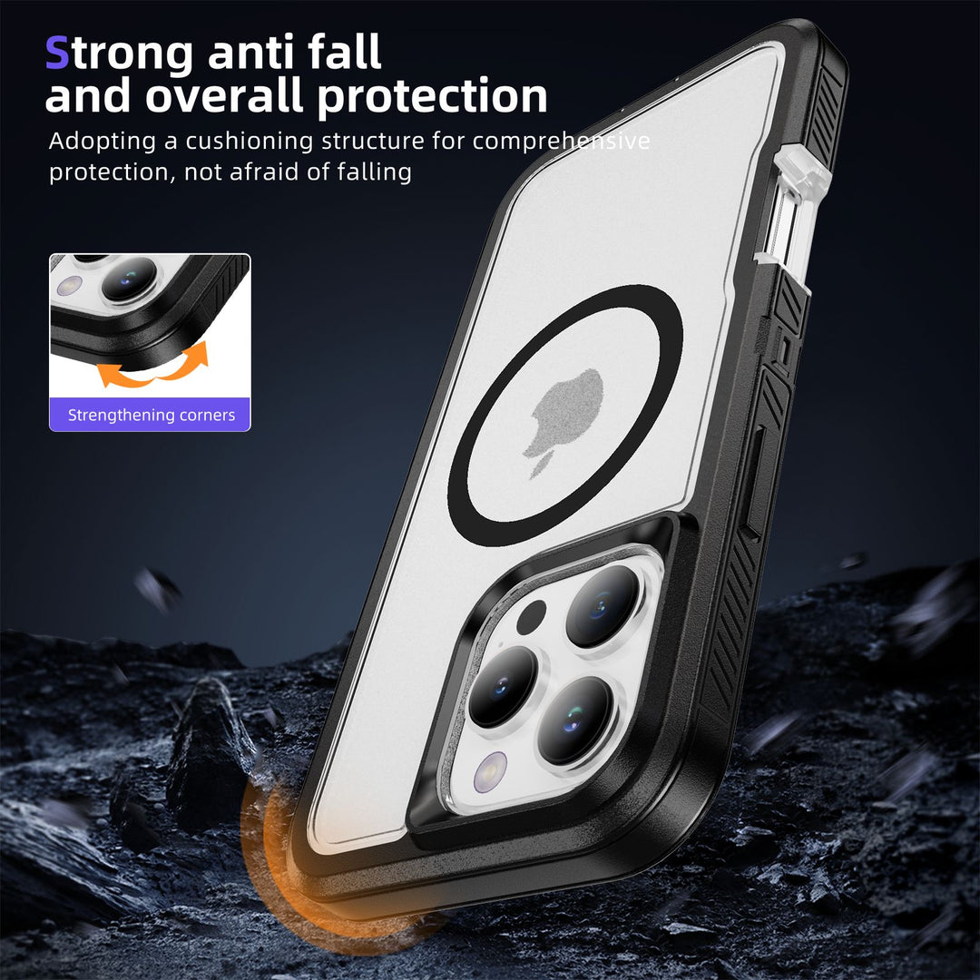 Heavy Duty Rugged Guardian Defender Armor MagSafe Case | Shockproof Protection for Apple iPhone 16 Pro