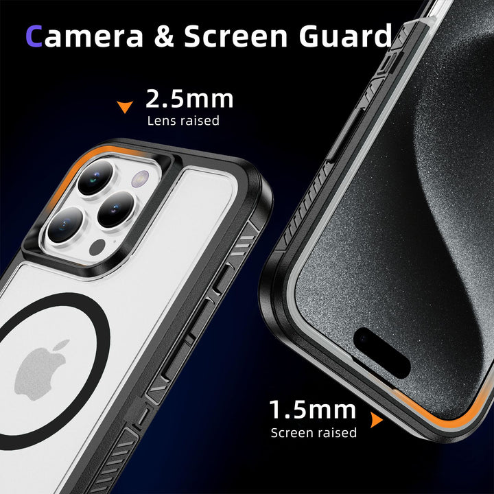Heavy Duty Rugged Guardian Defender Armor MagSafe Case | Shockproof Protection for Apple iPhone 16 Pro
