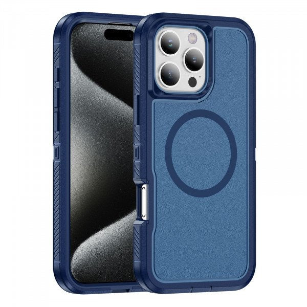 Heavy Duty Rugged Guardian Defender Armor Protection Magsafe Case for Apple iPhone 16 Pro