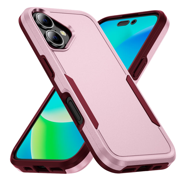 Heavy Duty Strong Armor Hybrid Trailblazer Protective Case with Shock Absorption & Wireless Charging for Apple iPhone 16