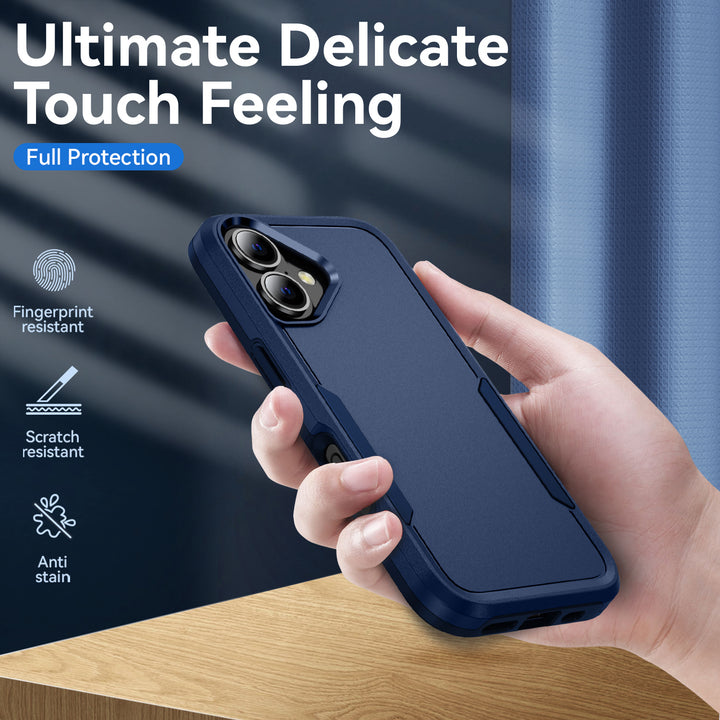 Heavy Duty Strong Armor Hybrid Trailblazer Protective Case with Shock Absorption & Wireless Charging for Apple iPhone 16