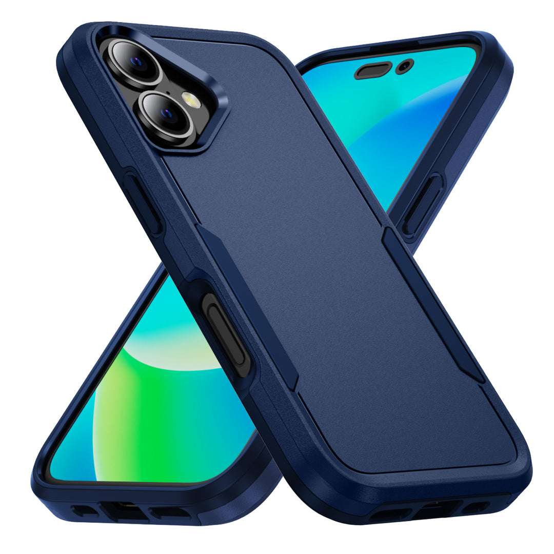 Heavy Duty Strong Armor Hybrid Trailblazer Protective Case with Shock Absorption & Wireless Charging for Apple iPhone 16