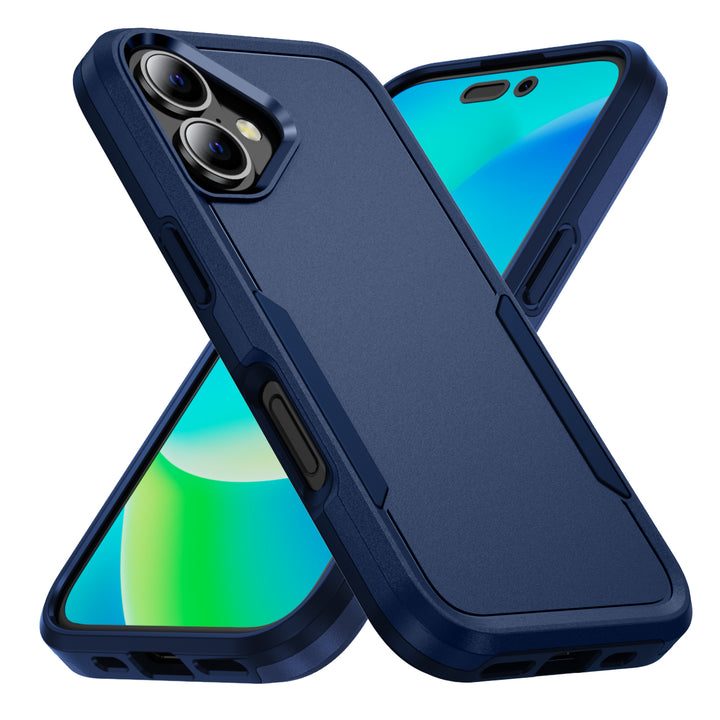 Heavy Duty Strong Armor Hybrid Trailblazer Protective Case with Shock Absorption & Wireless Charging for Apple iPhone 16