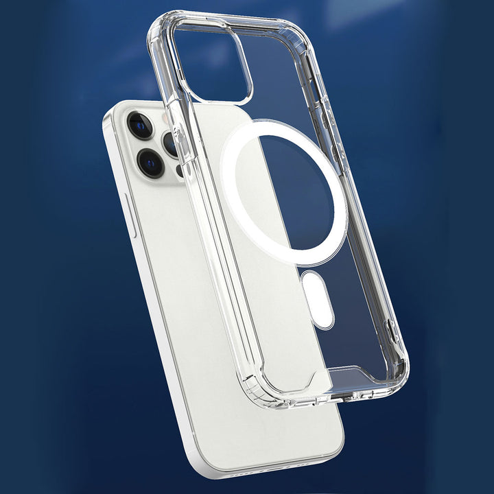 Pro MagSafe Magnetic Armor Case Transparent Bumper for iPhone 14 Pro [6.1]