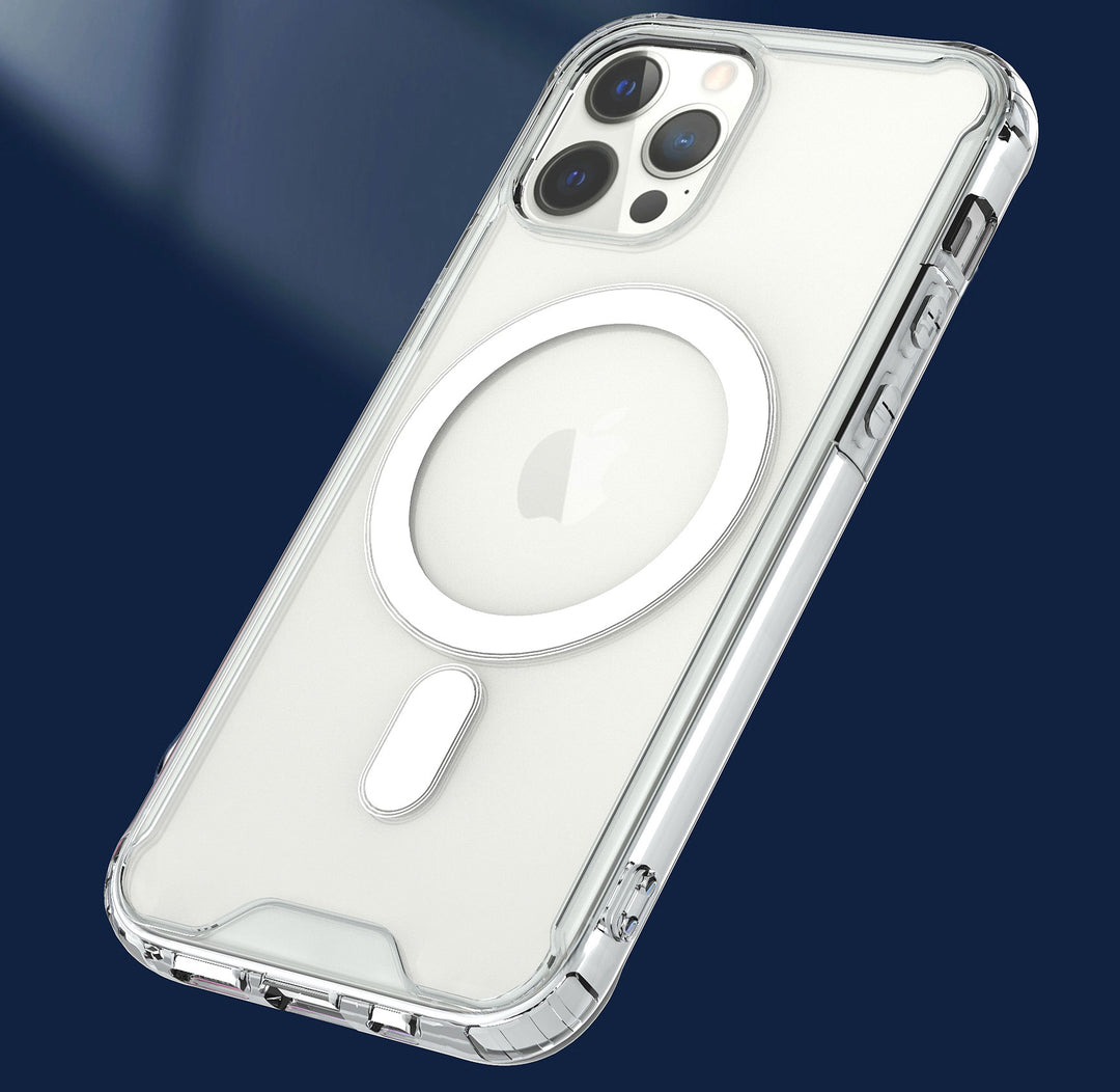 MagSafe Magnetic Transparent Armor Case for iPhone 14 Pro Max 6.7