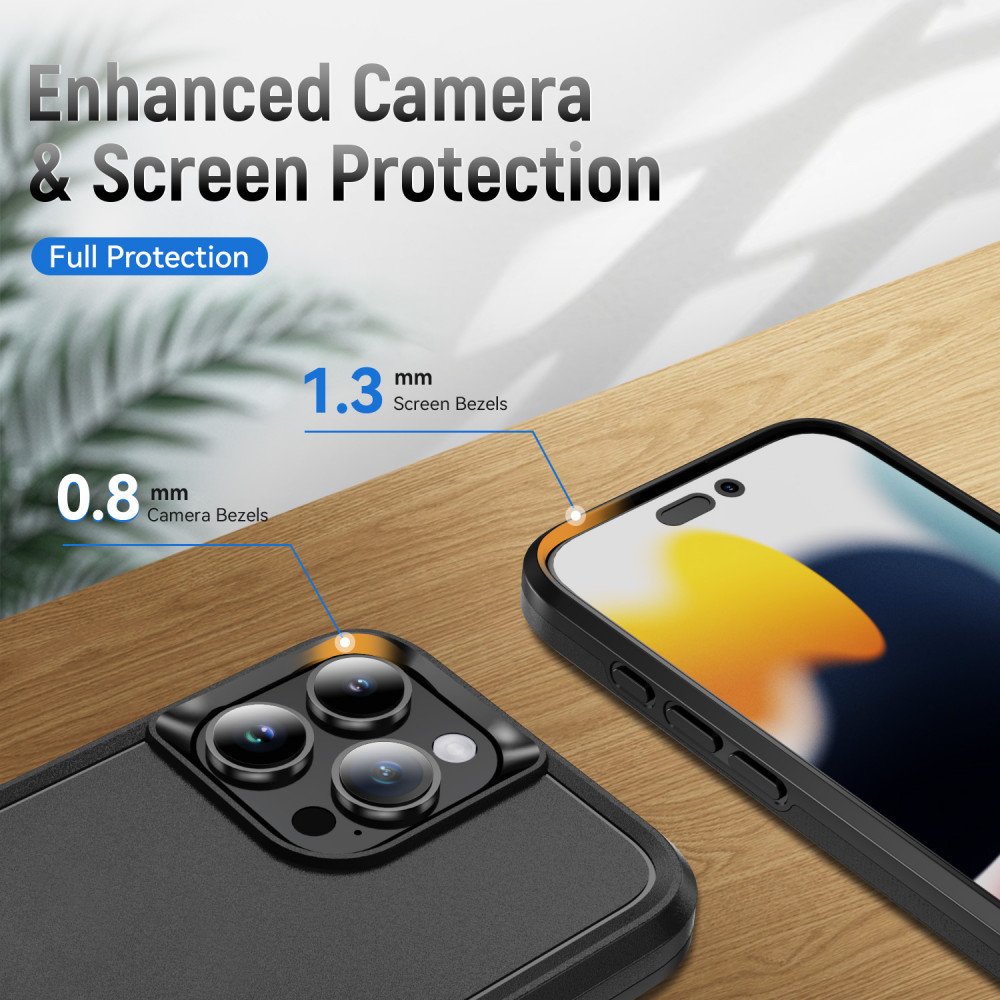 Heavy Duty Strong Armor Hybrid Trailblazer Case Cover for Apple iPhone 16 Pro