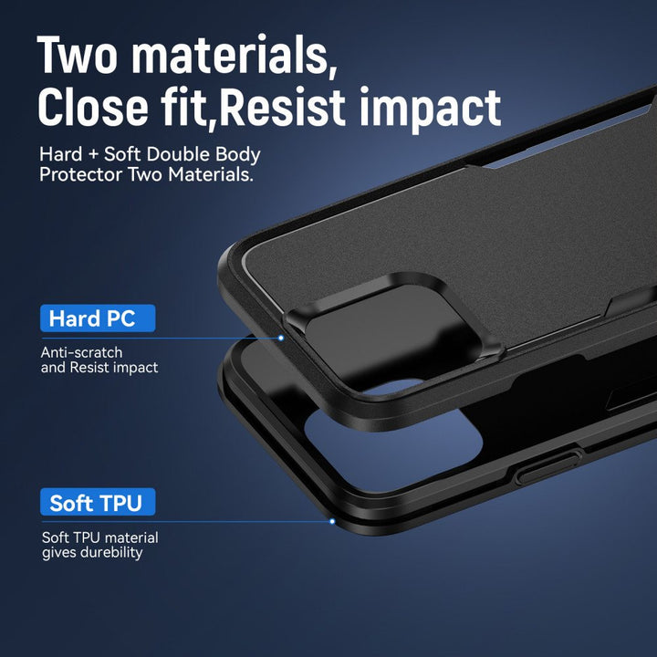 Heavy Duty Strong Armor Hybrid Trailblazer Case Cover for Apple iPhone 16 Pro