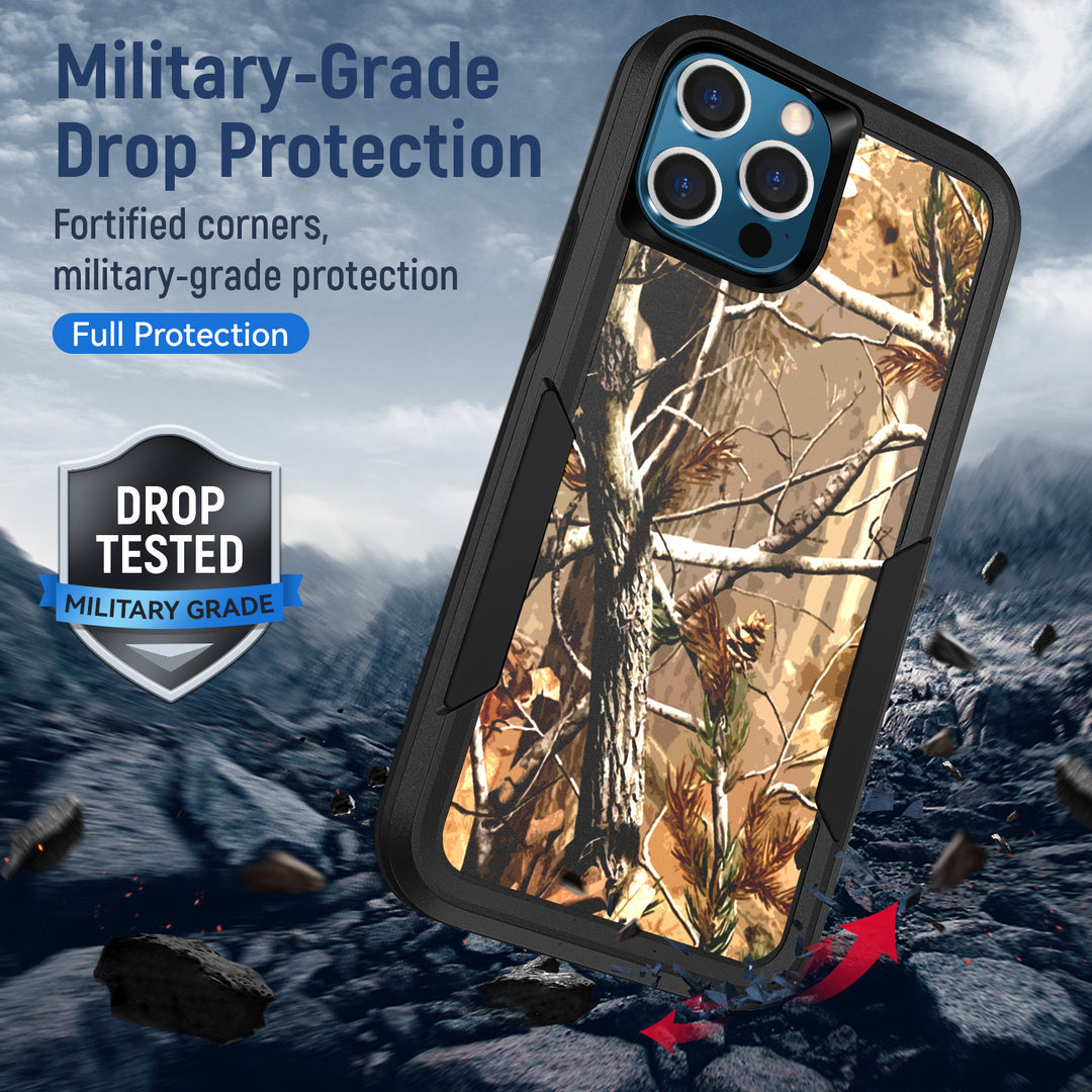 Design Fashion Heavy Duty Strong Armor Hybrid Picture Printed Case Cover, Shockproof, Dual Layer, Apple iPhone 13 Pro