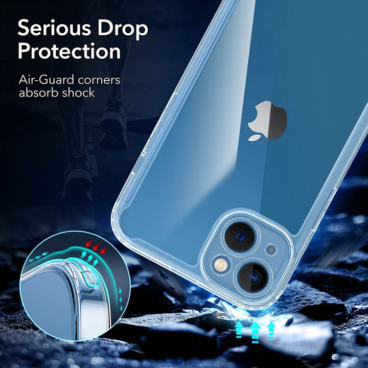 Clear Armor Hybrid Transparent Impact Case for Apple iPhone 15