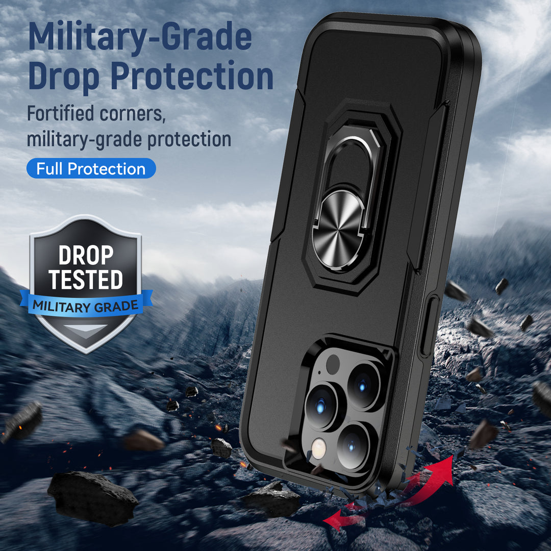 Heavy Duty Strong Armor Hybrid Trailblazer Case Cover – Compatible with iPhone 14 Pro Max [6.7]