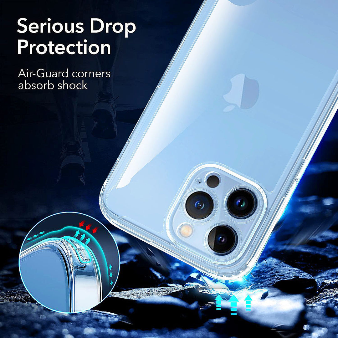 Clear Armor Hybrid Transparent Impact Case - Ultimate Protection for iPhone 14 Pro [6.1]