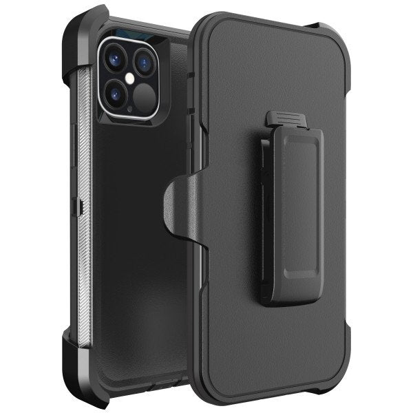 Heavy Duty Armor Robot Case with Belt Clip, Shockproof Protection, Hybrid TPU PC Shell – For Apple iPhone 16